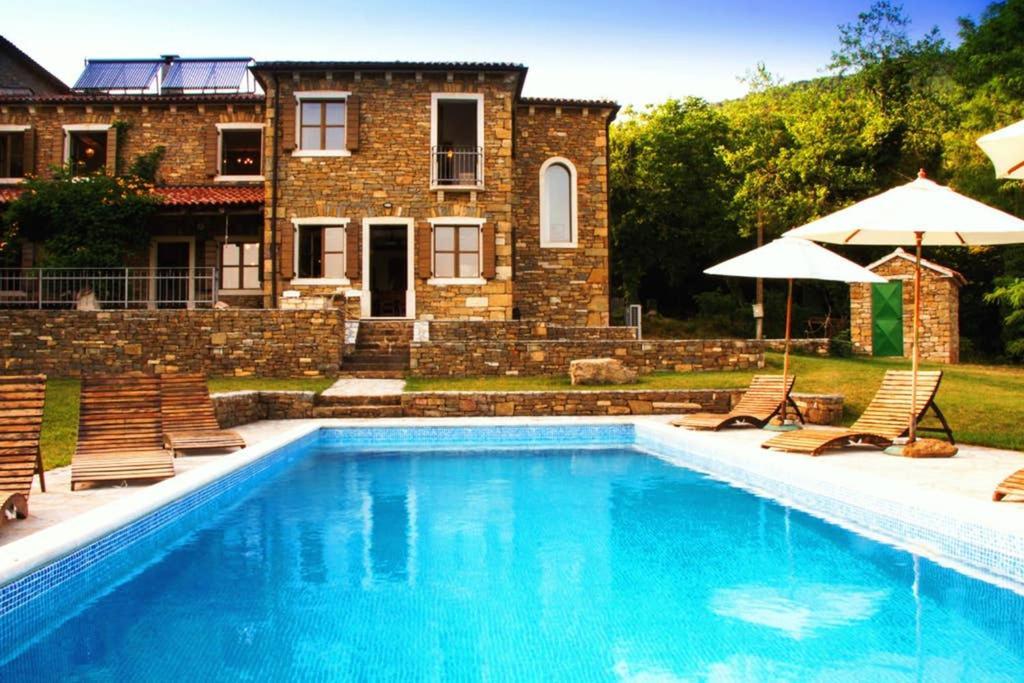 Villa Bazjaki - Beautiful Stone Villa In Istria With Private Pool Livade ภายนอก รูปภาพ